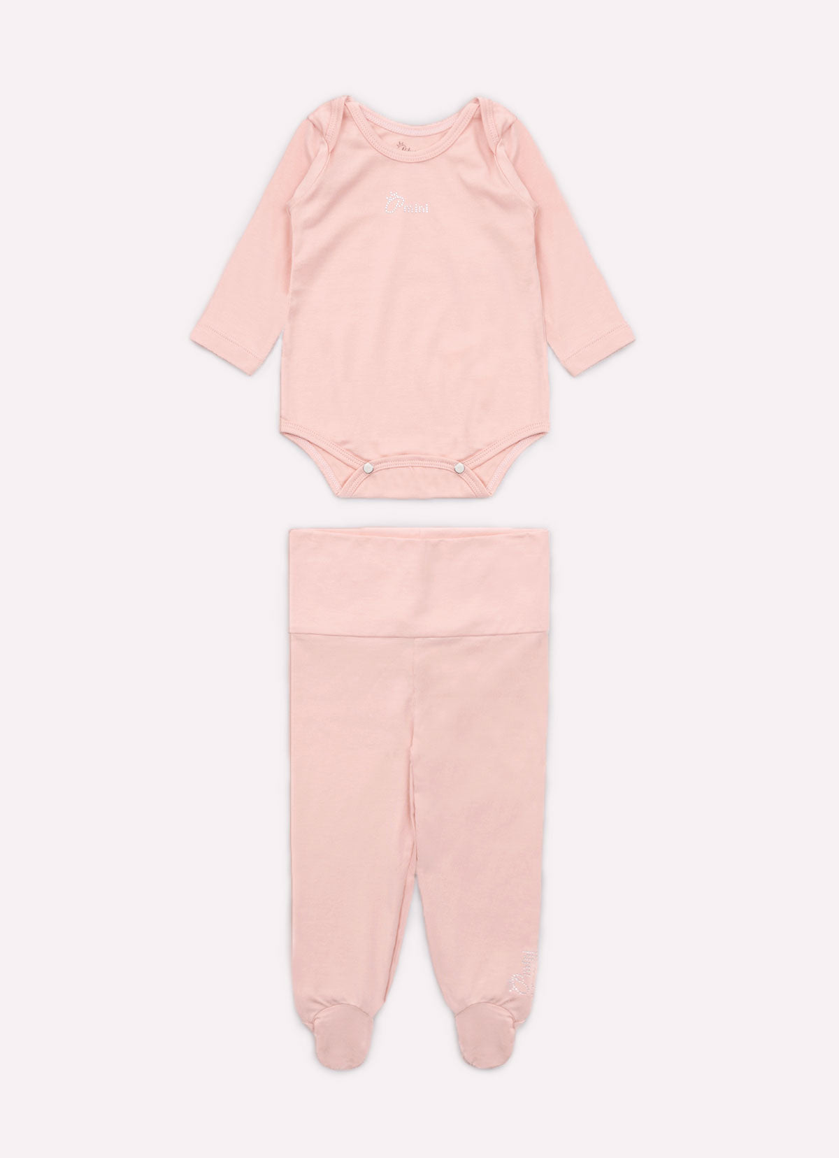 Conjunto Body e Calça Com Pé Cotton Pima