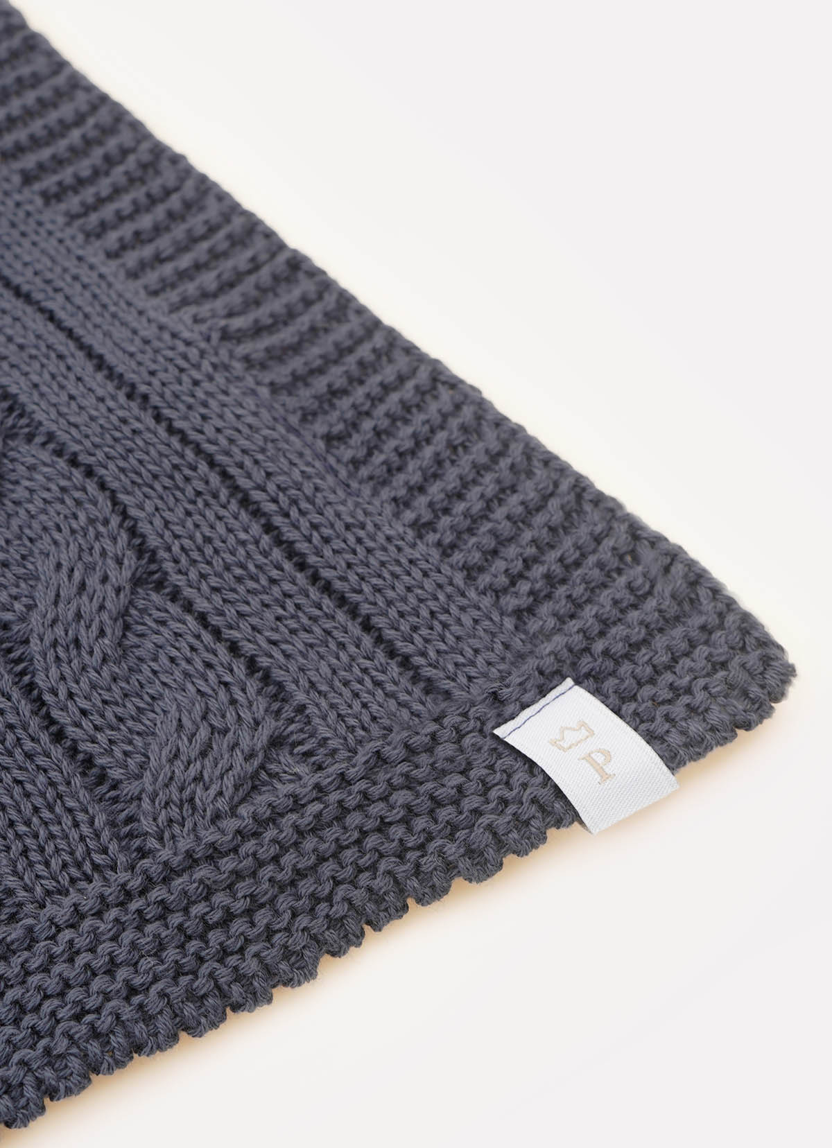 Manta Tricot Ponto Trança