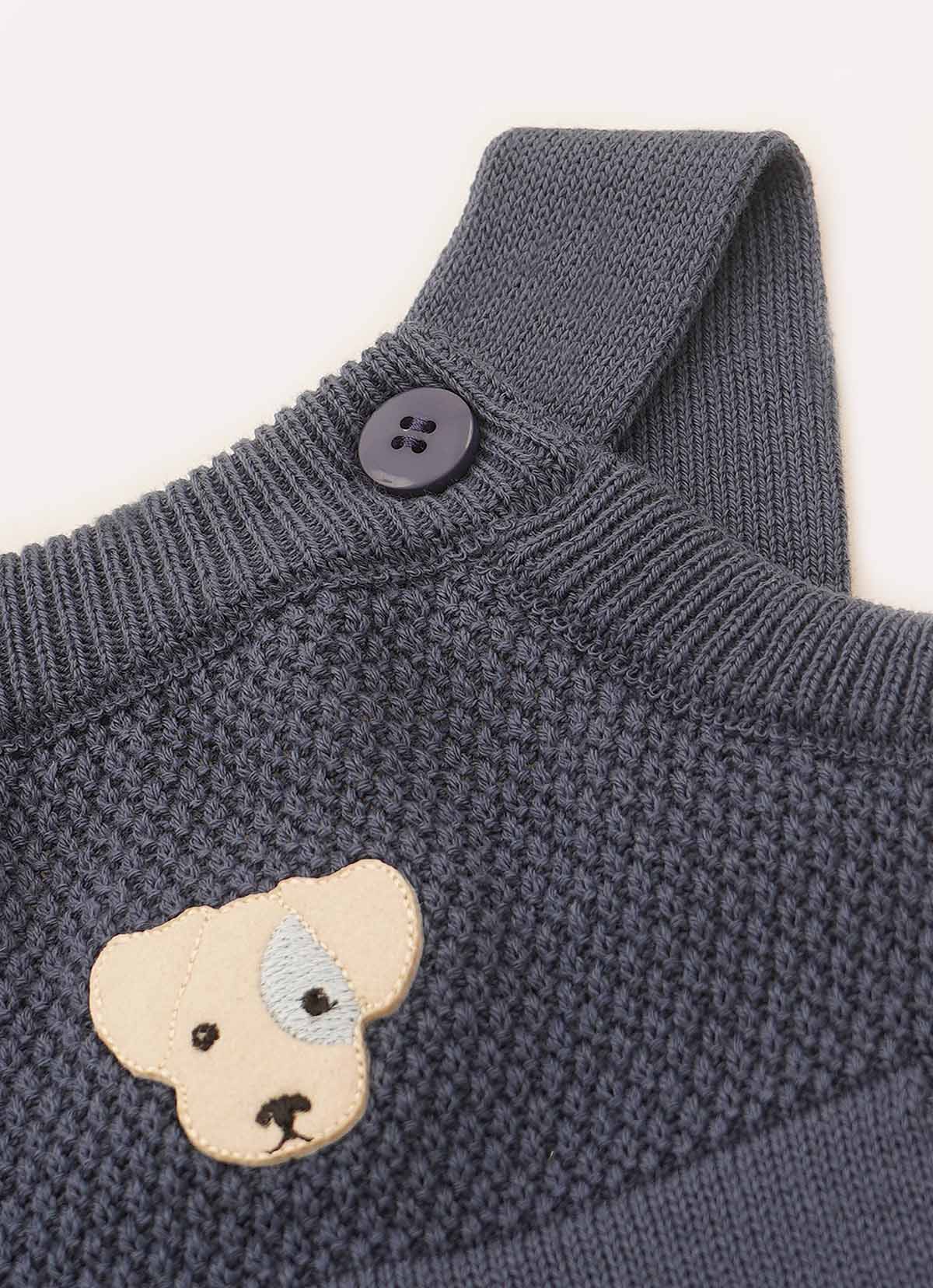 Macacão Tricot Ponto Texturizado
