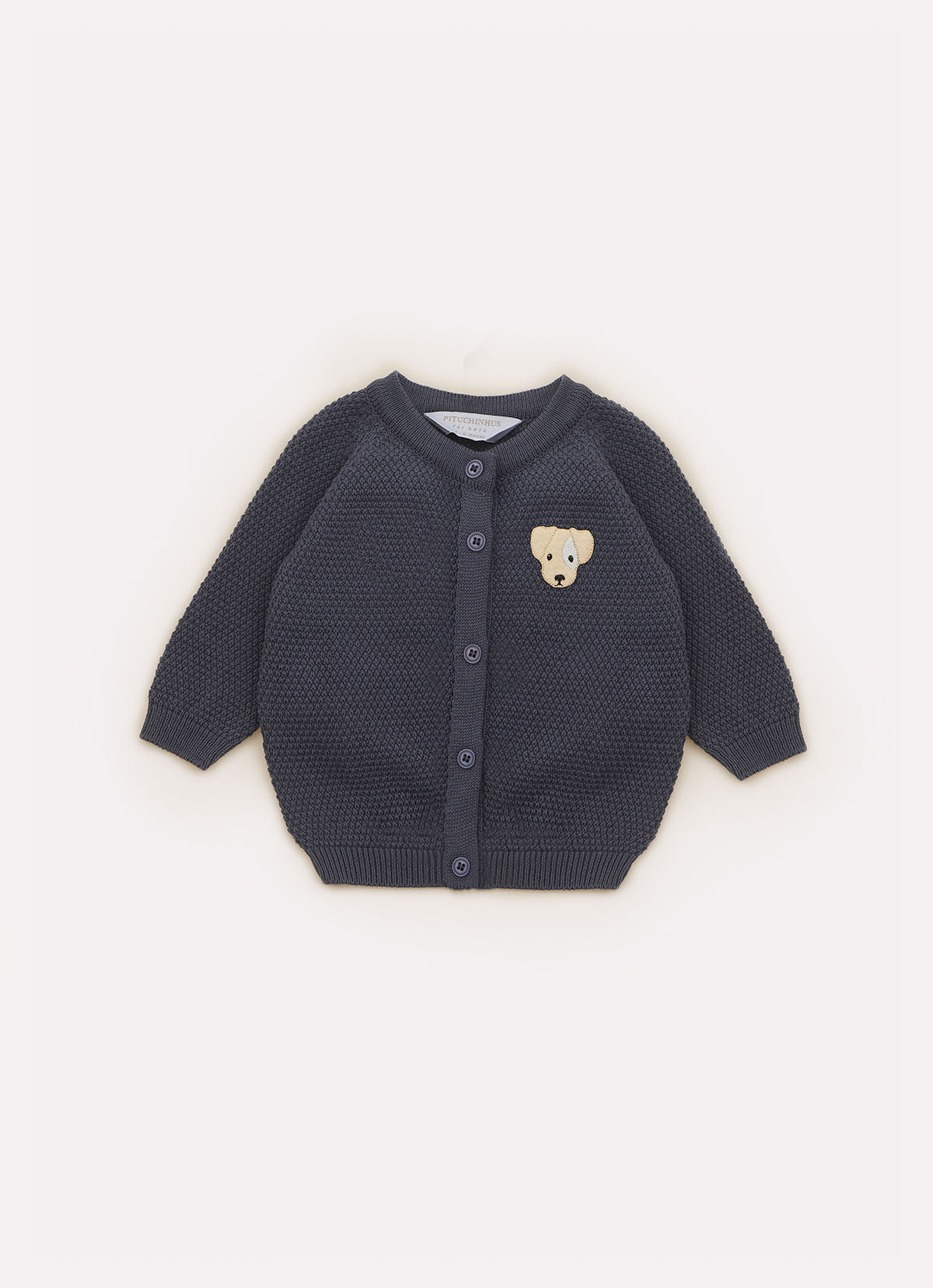 Casaco Tricot Ponto Texturizado