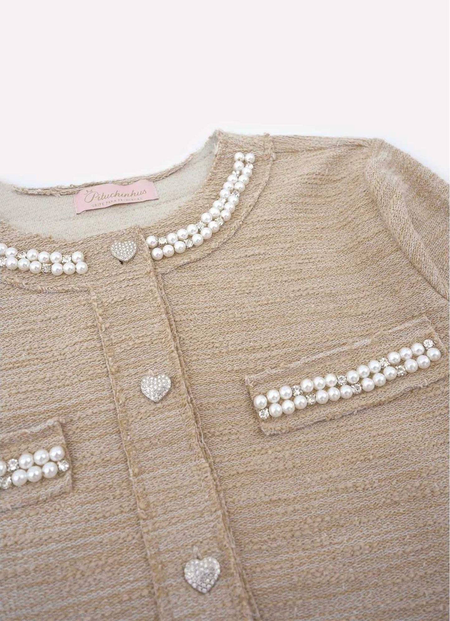 Casaqueto Boucle Bordados Mãe