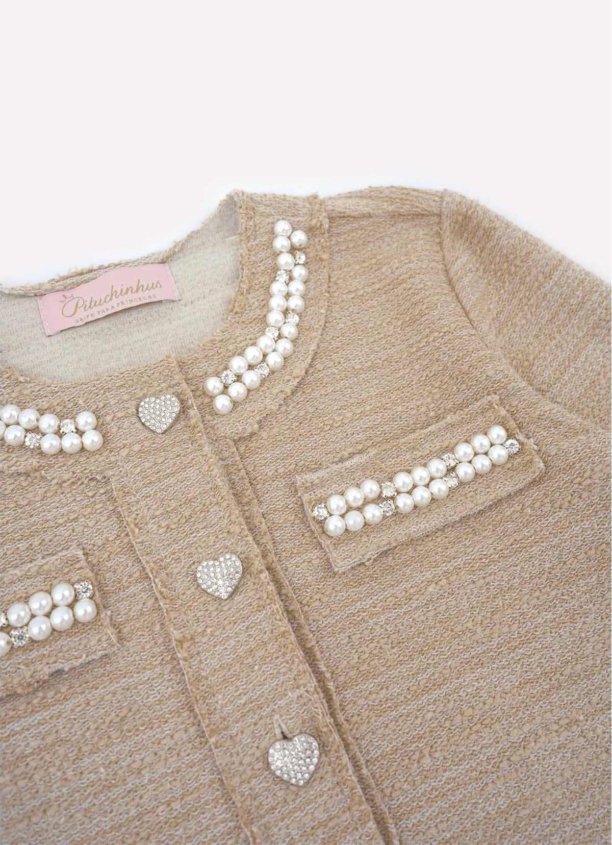 Casaqueto Boucle Bordados Filha