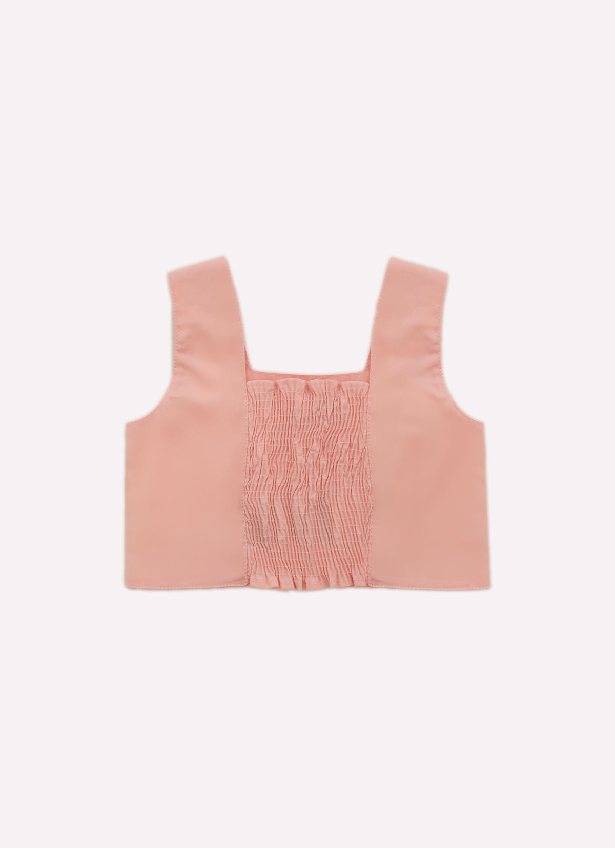 Blusa Cropped Tricoline Lapela Botões Joia