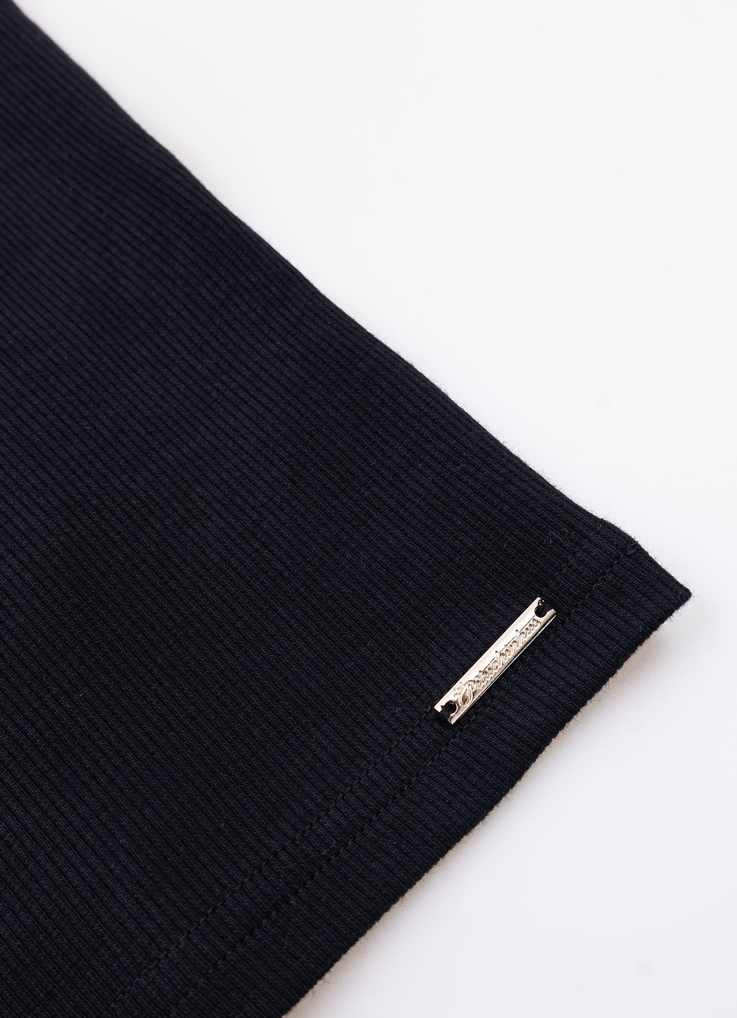 Blusa Alça Ribana Bordados Pérolas e Cristais