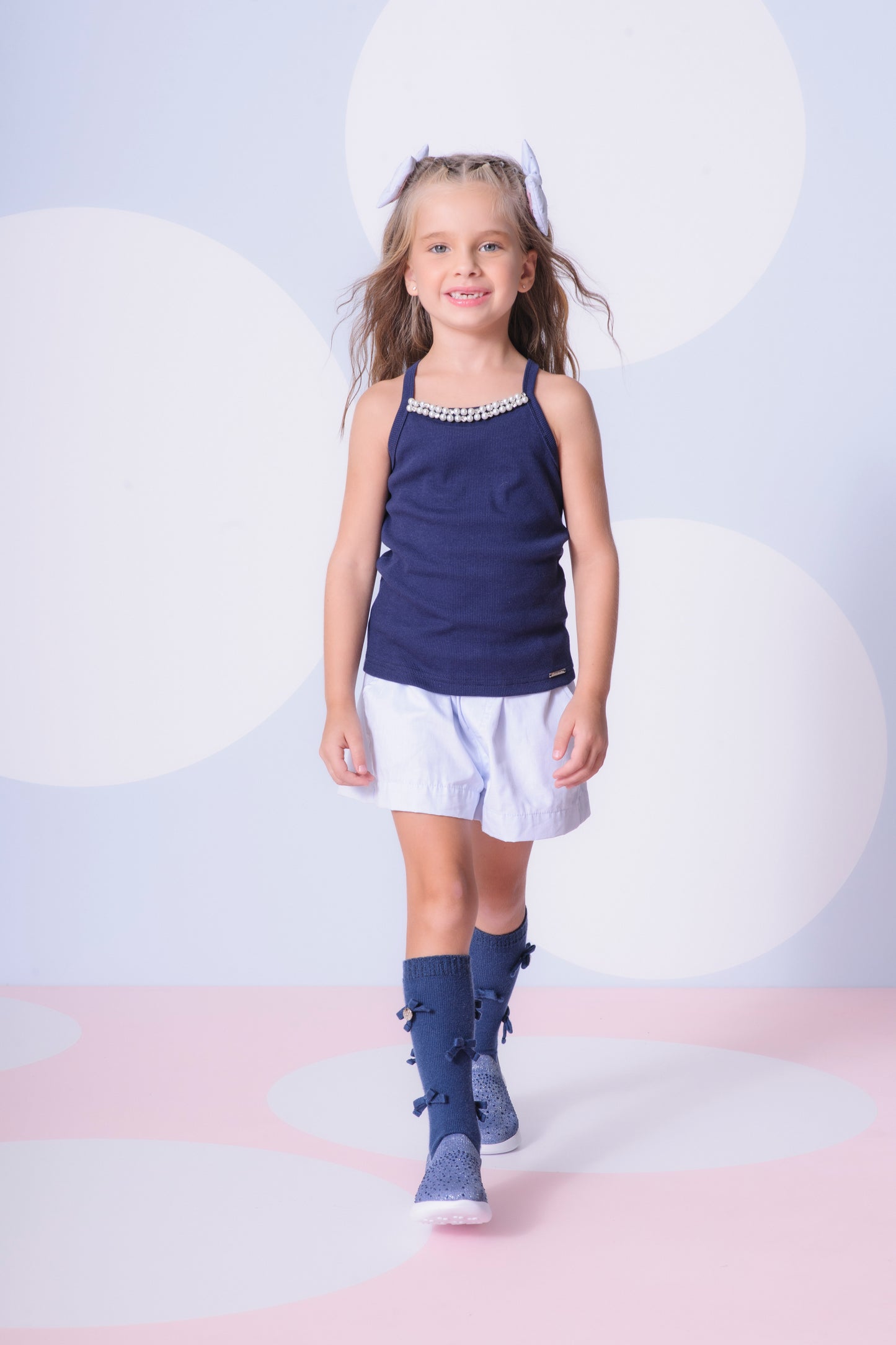 Blusa Alça Ribana Bordados Pérolas e Cristais