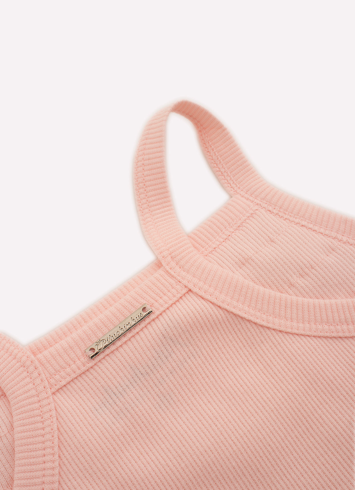 Blusa Cropped Ribana Frufru Tule Cristais