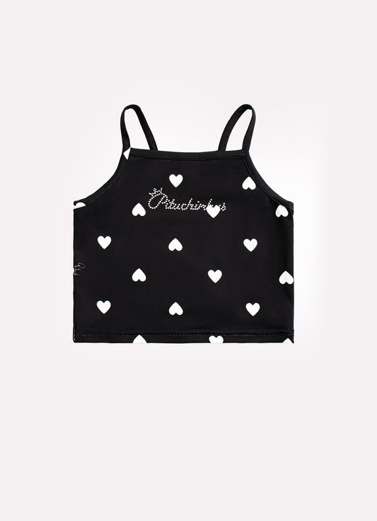 Blusa Cropped Alça Light Estampado Blusa Cropped Alça Light Estampado