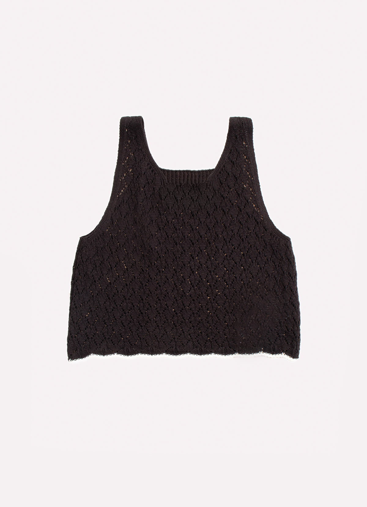Blusa Tricot Cropped Rendada Bordado