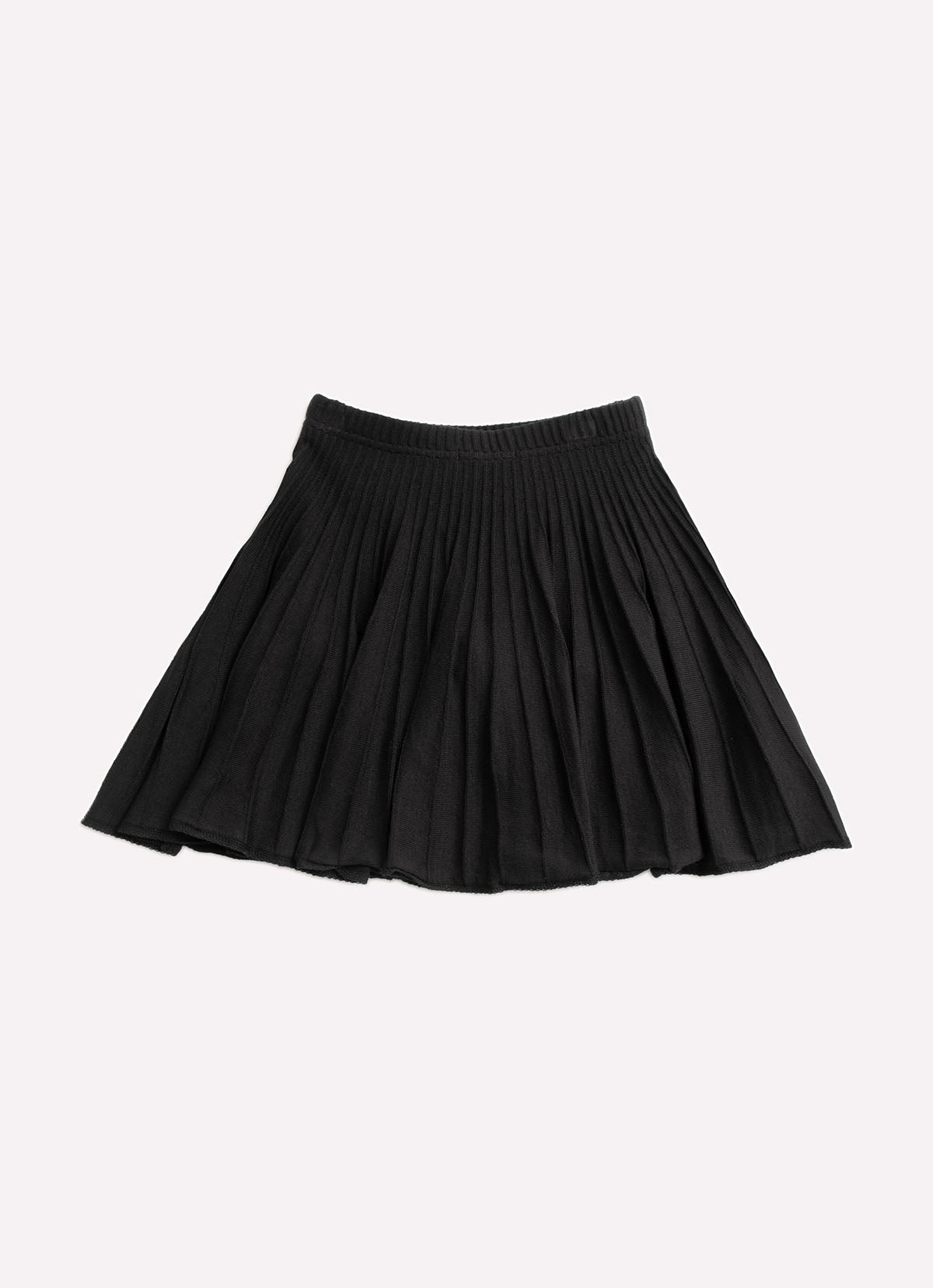 Saia Short Tricot Plissada