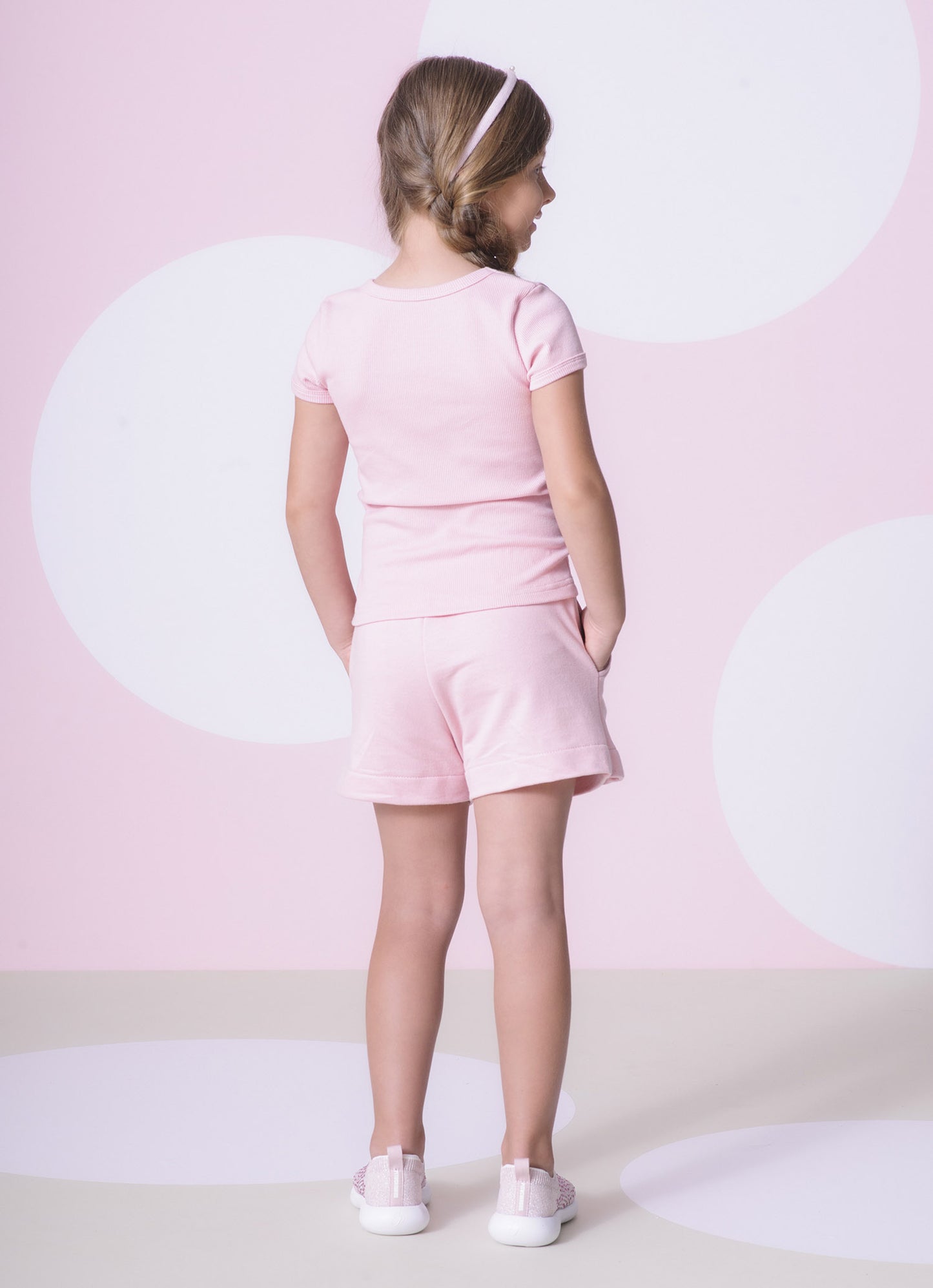 Básica Ribana Pituchinhus Rosa Pastel