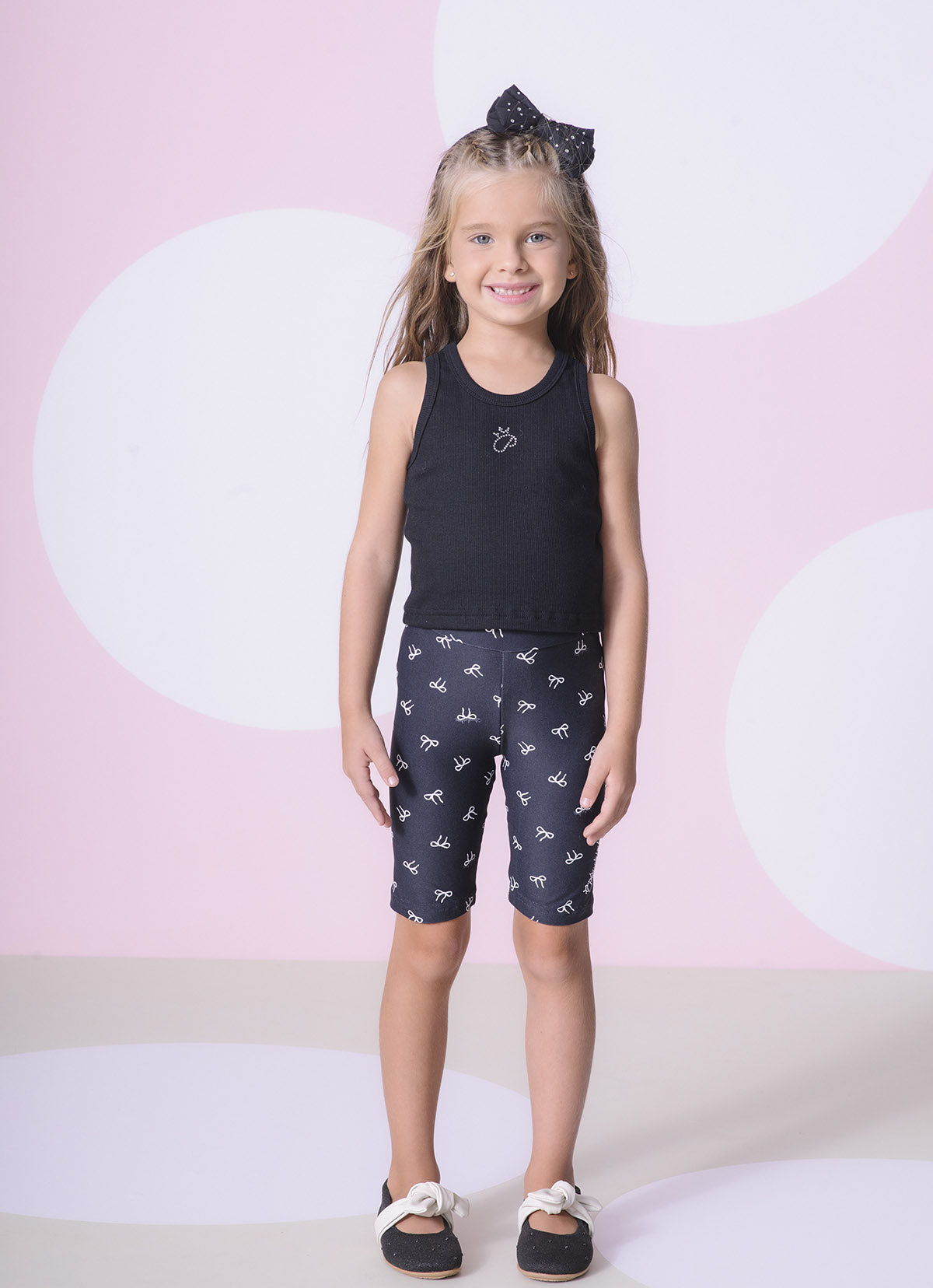 Regata Cropped Ribana Pituchinhus Preto