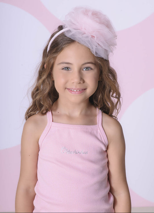 Blusa Ribana Alça Pituchinhus GLACE ROSA Blusa Ribana Alça Pituchinhus GLACE ROSA