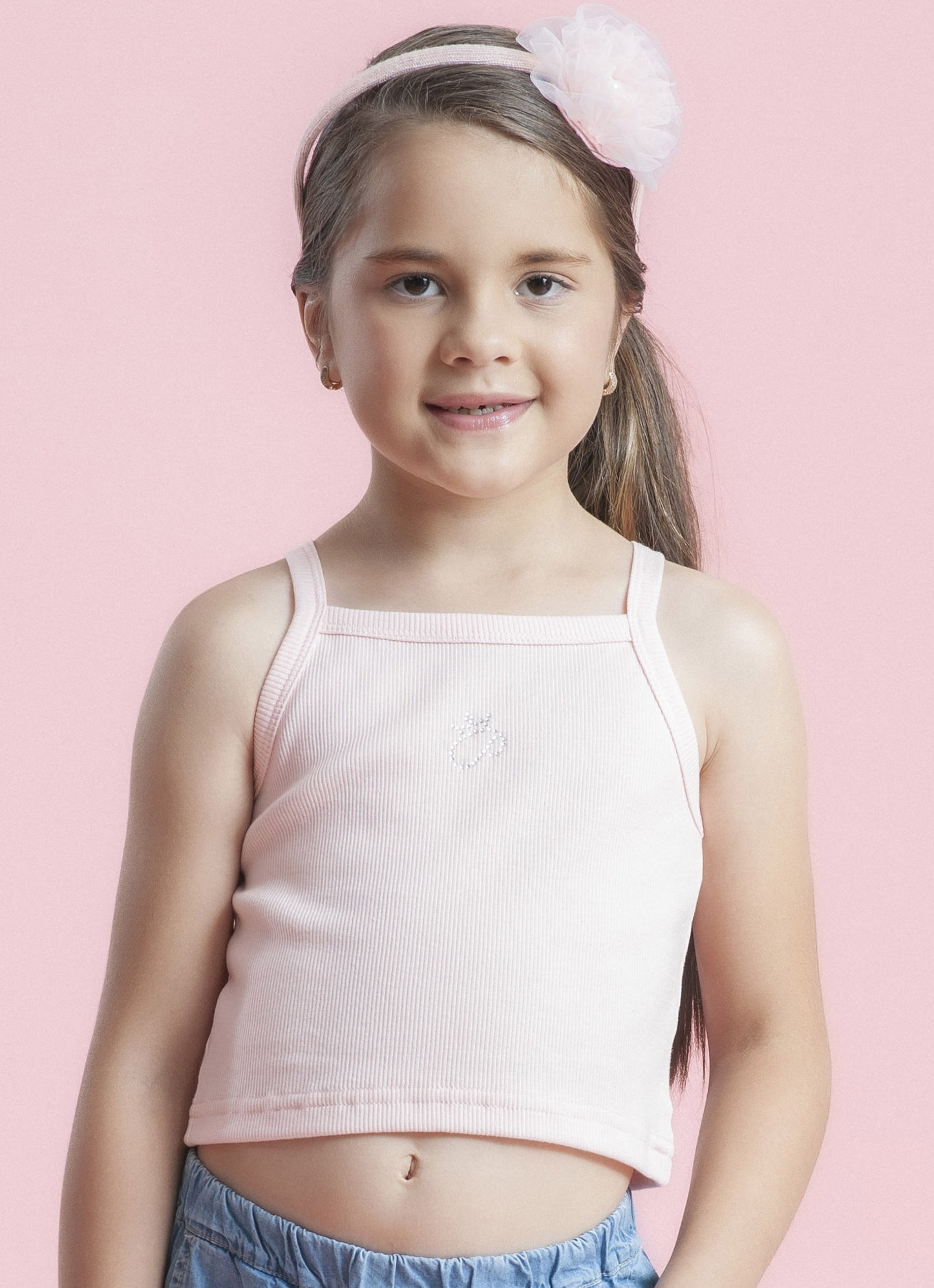 Blusa Alça Cropped Ribana