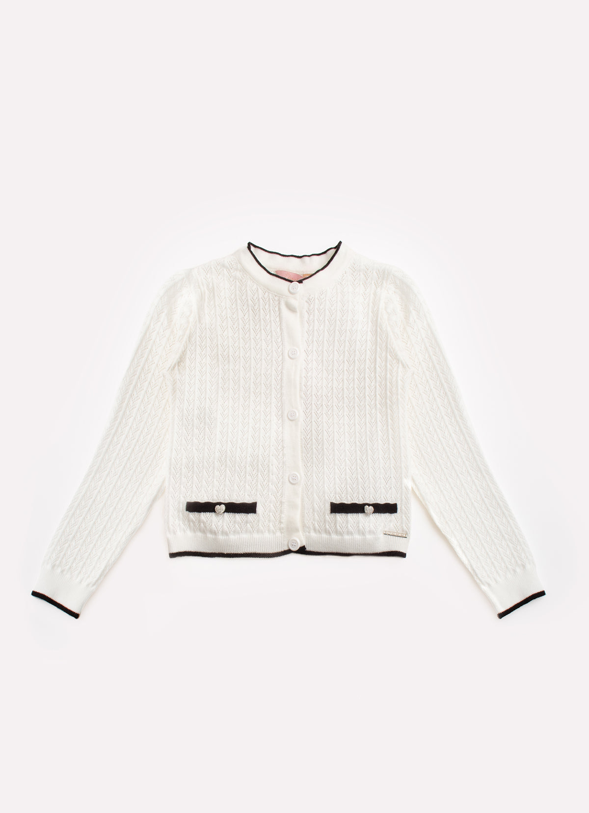 Casaco Tricot Ponto Texturizado