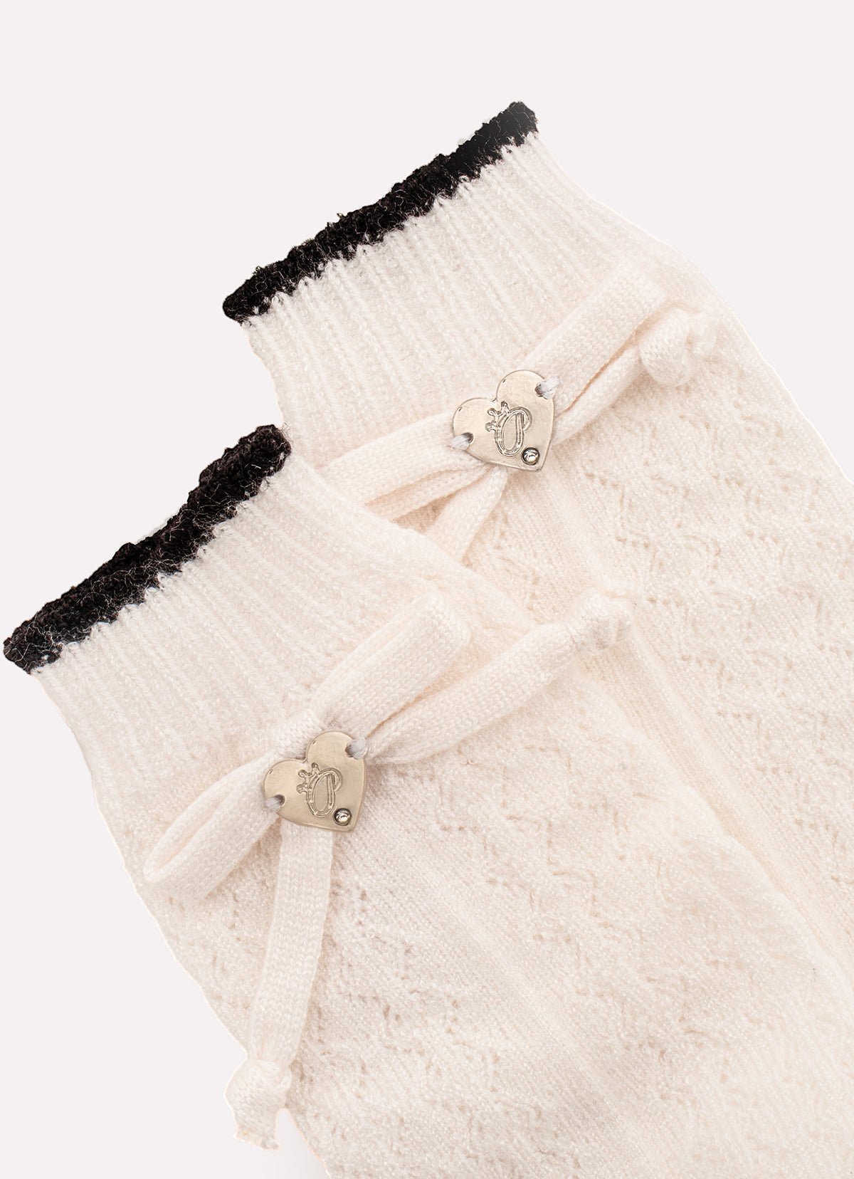 Meia Tricot Rendada