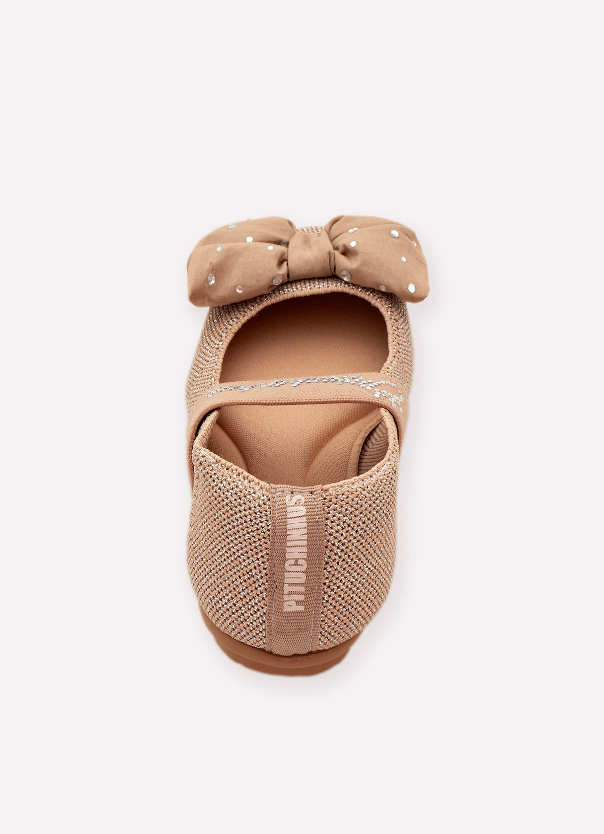 Sapatilha Knit Laço Puffer Cristais