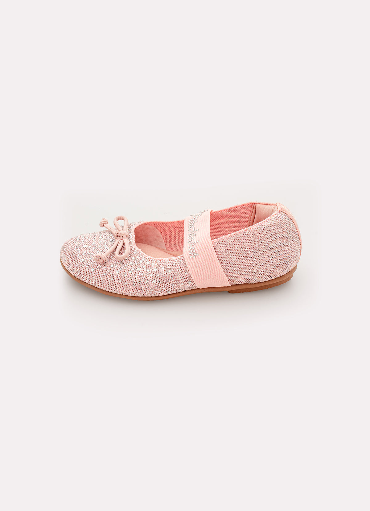 Sapatilha Knit Cristais Lacinho