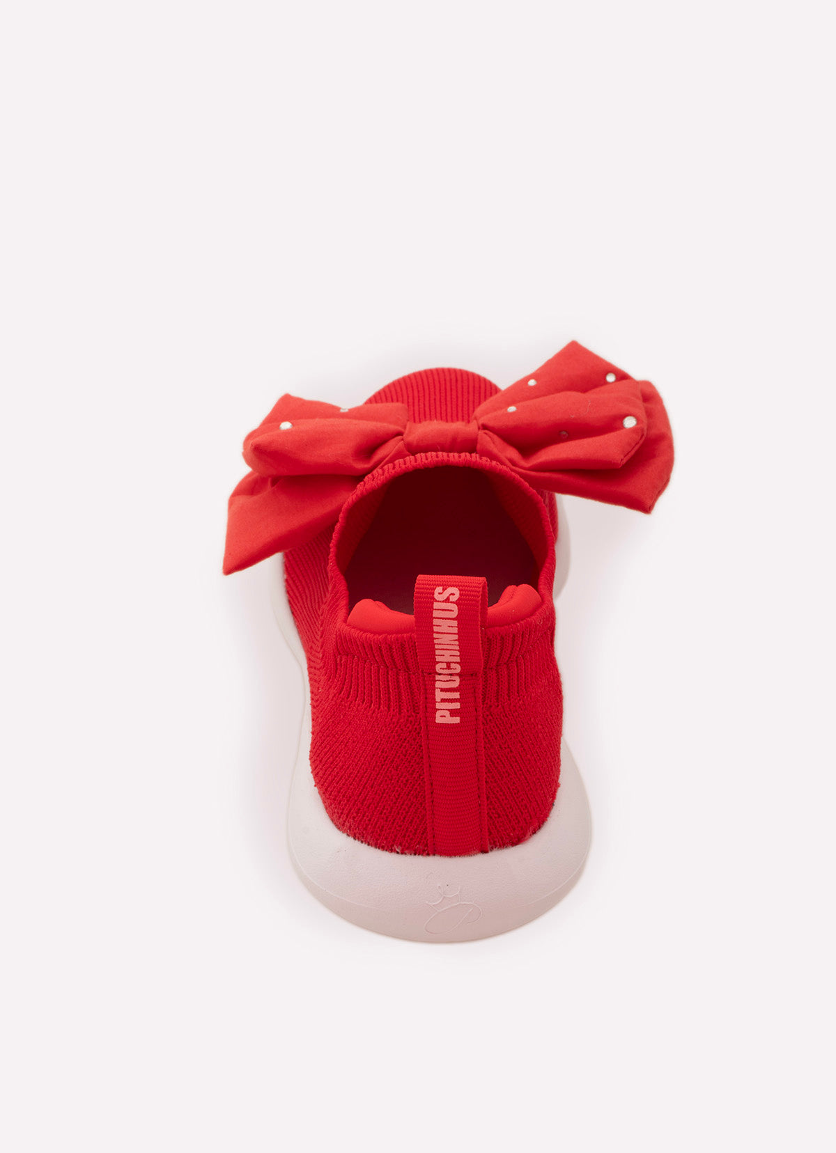 Tênis Knit Laço Puffer Cristais