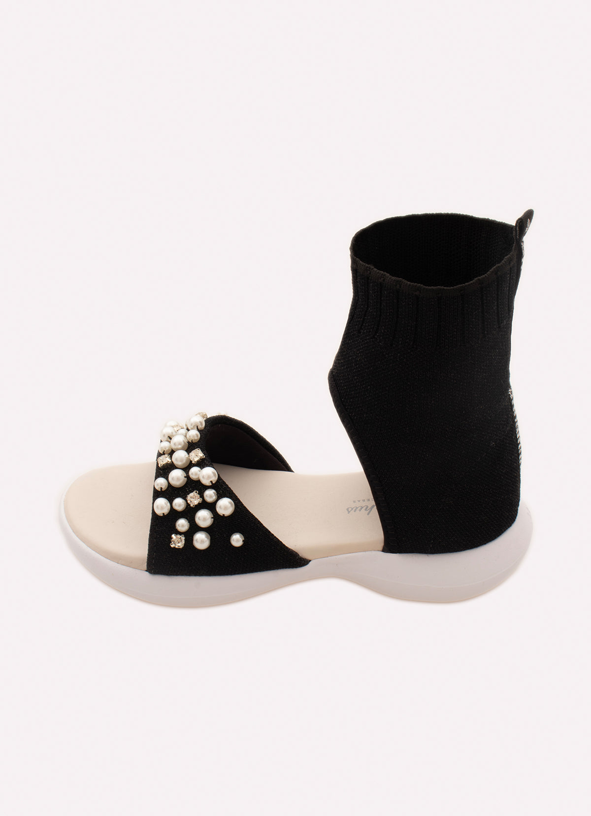 Sandália Knit Cano Médio