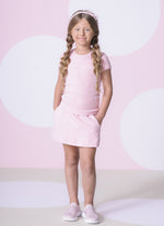 Saia Short Moletom P Cristal
