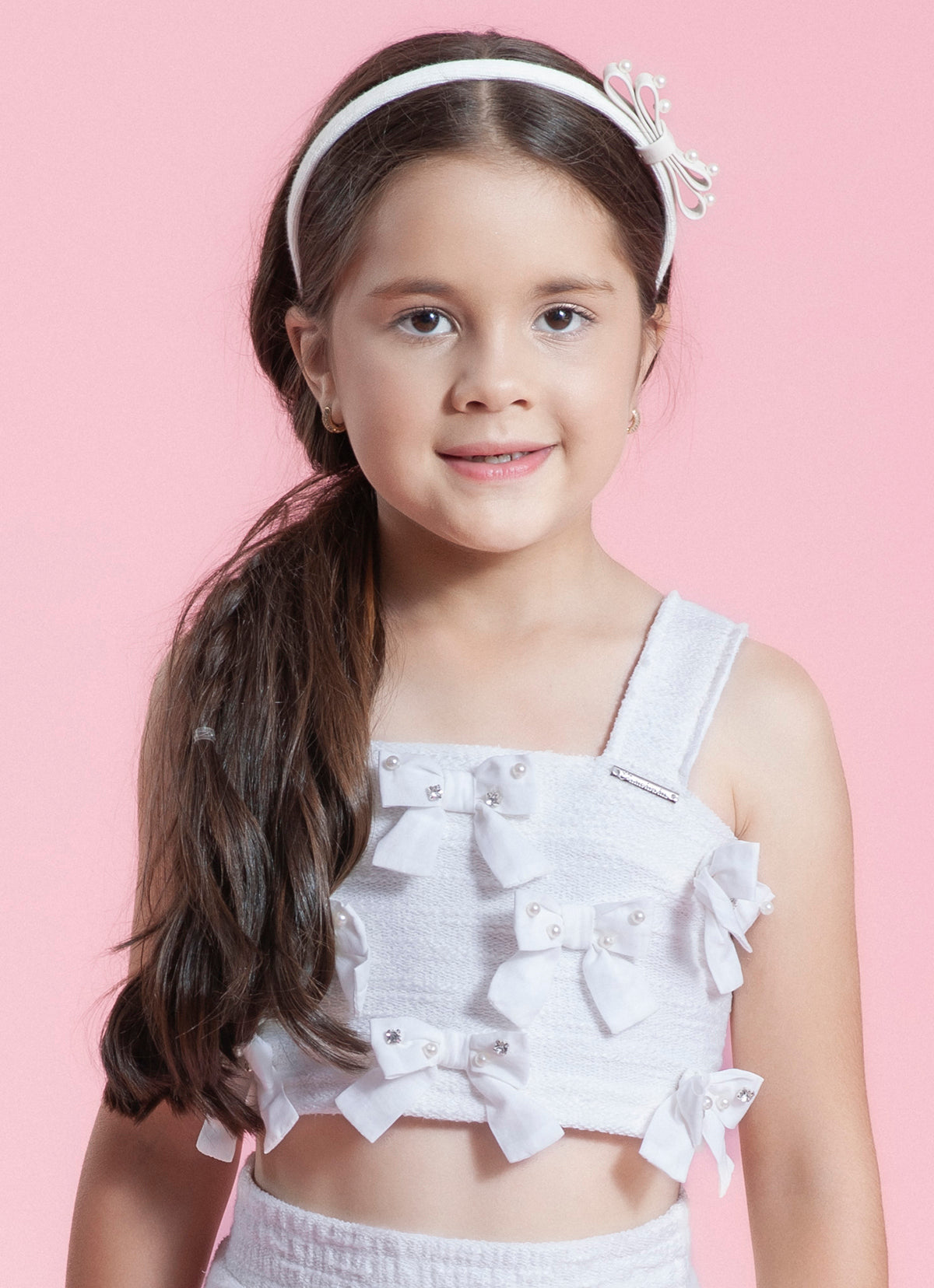Blusa Cropped Boulce Multi Laços