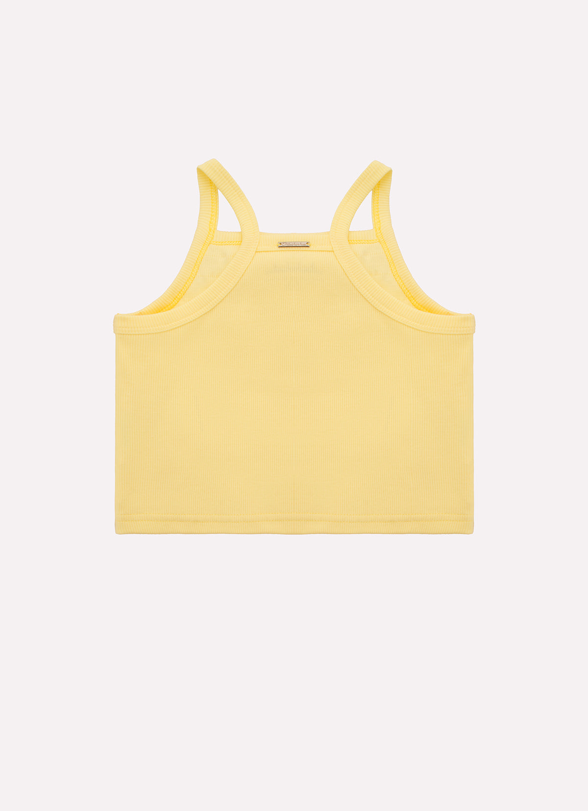 Blusa Cropped Ribana Frufru Tule Cristais