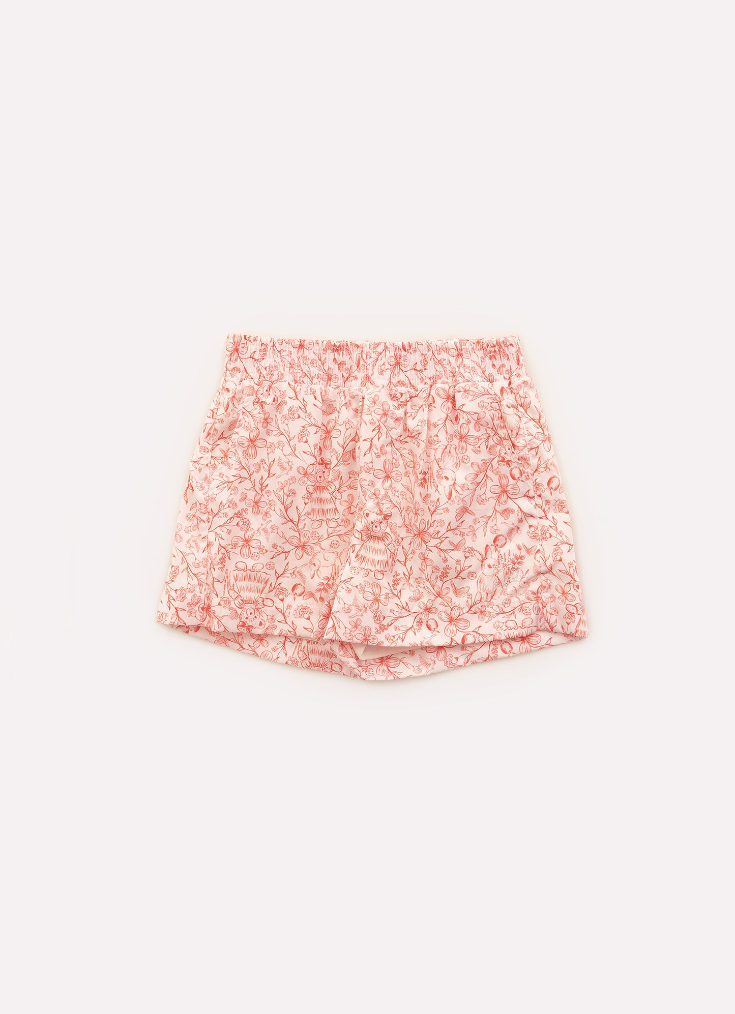Short Algodão Estampada Hora Do Chá