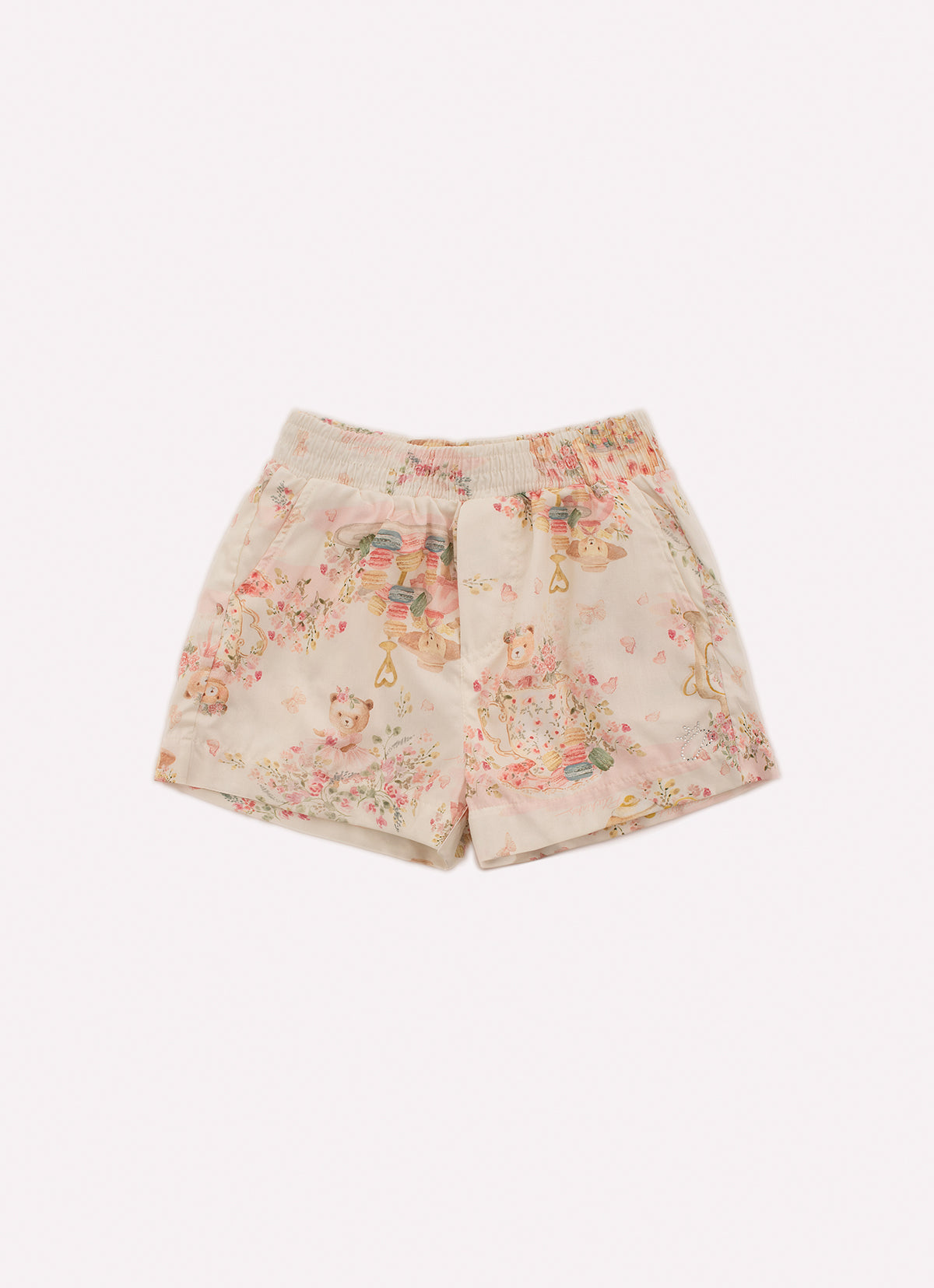 Short Algodão Estampada Hora Do Chá