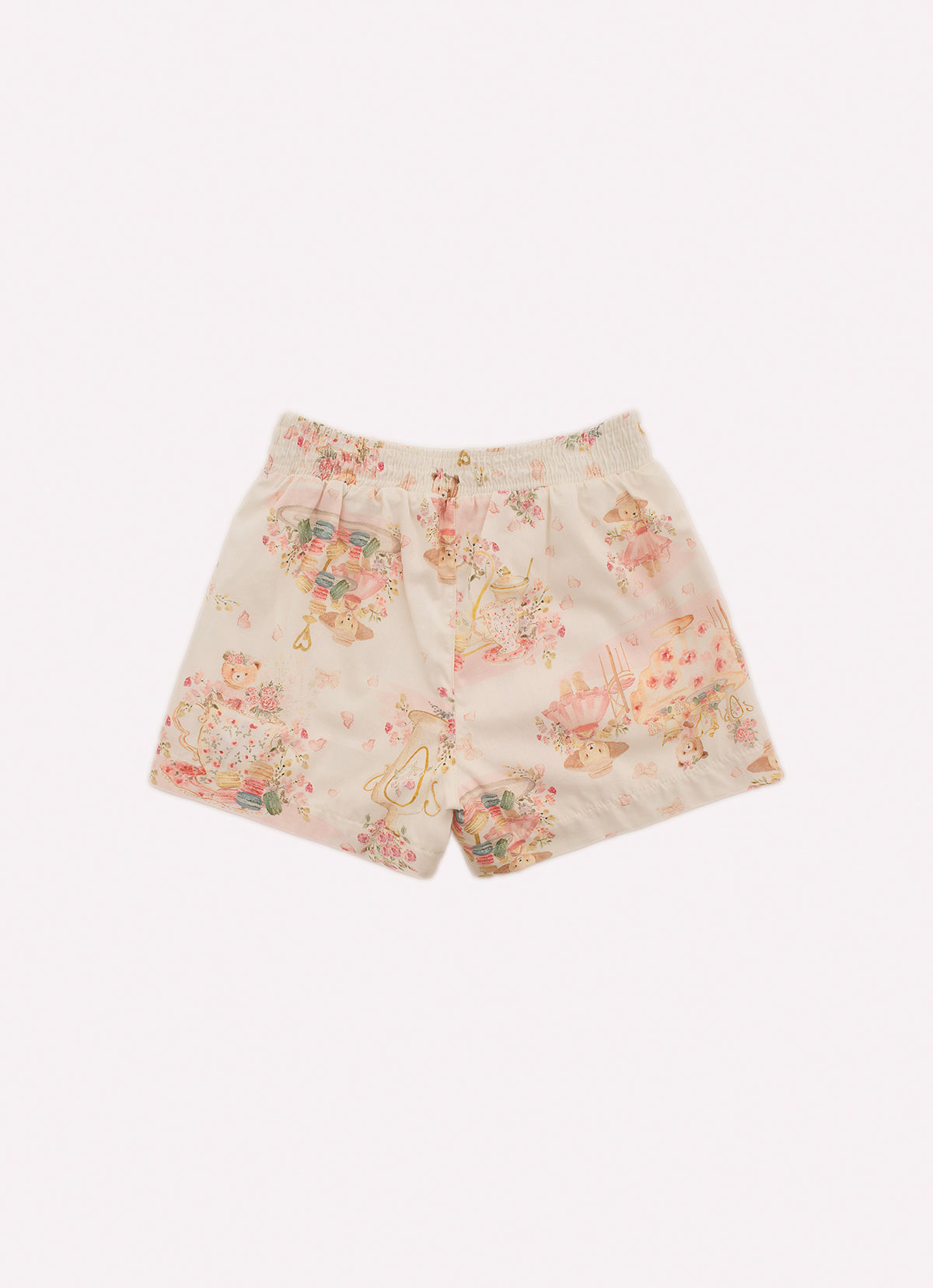 Short Algodão Estampada Hora Do Chá