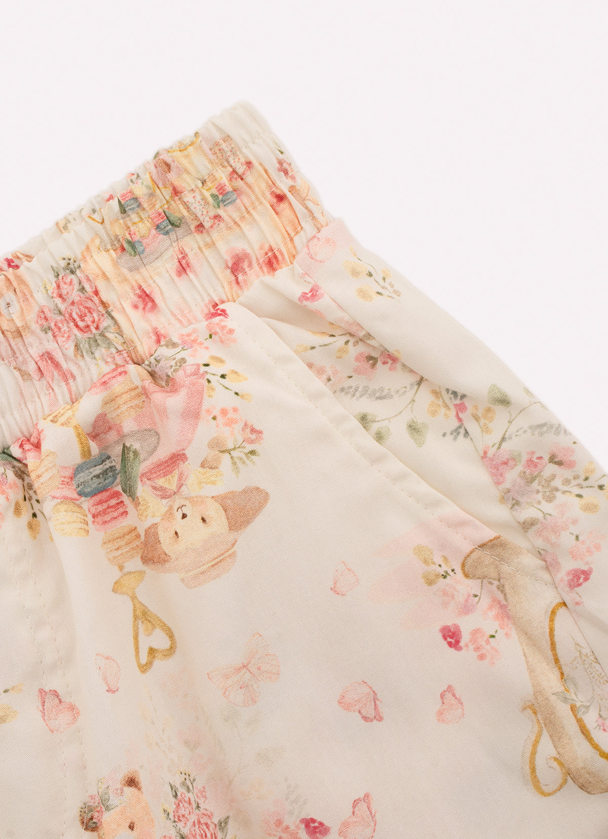 Short Algodão Estampada Hora Do Chá