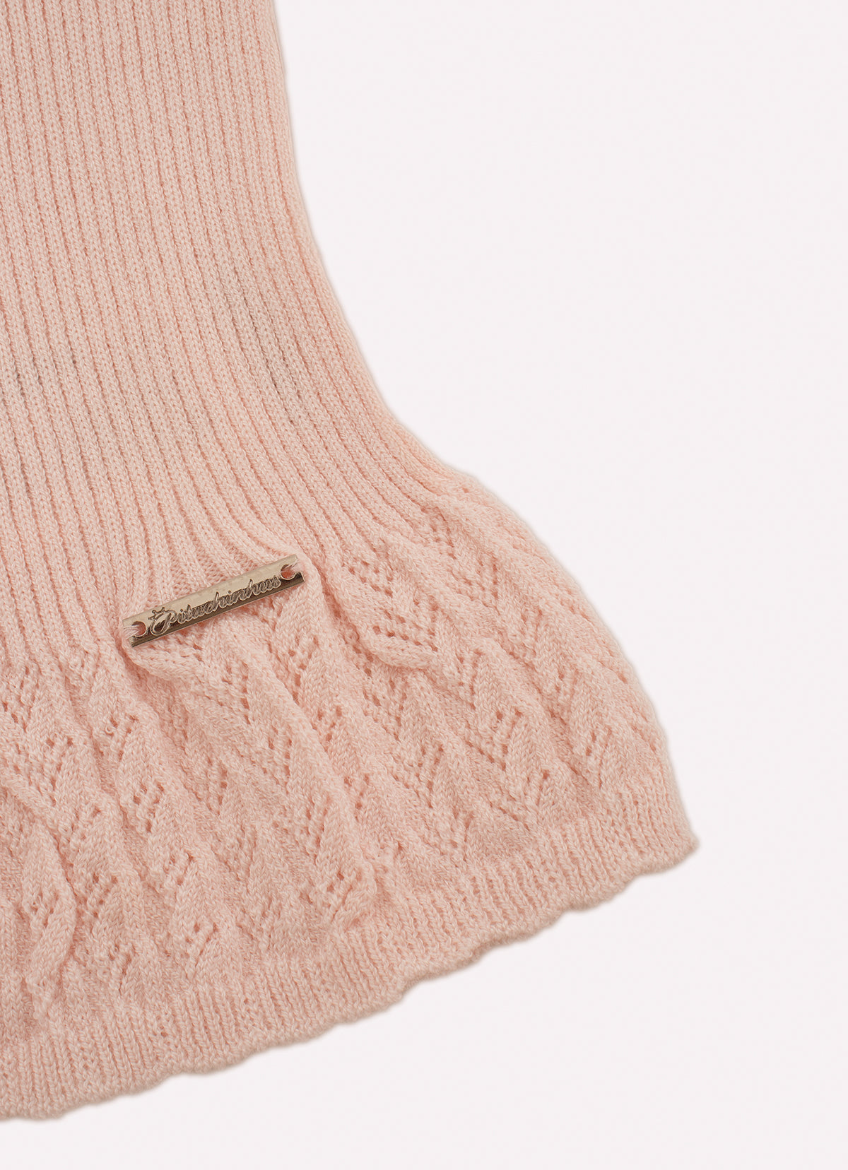 Regata Tricot Sem Costura Babado Rendado
