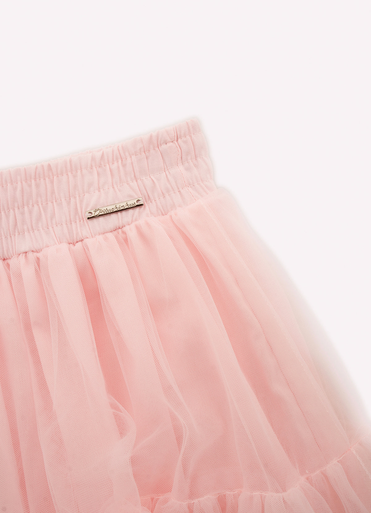 Saia Short Tule Babado