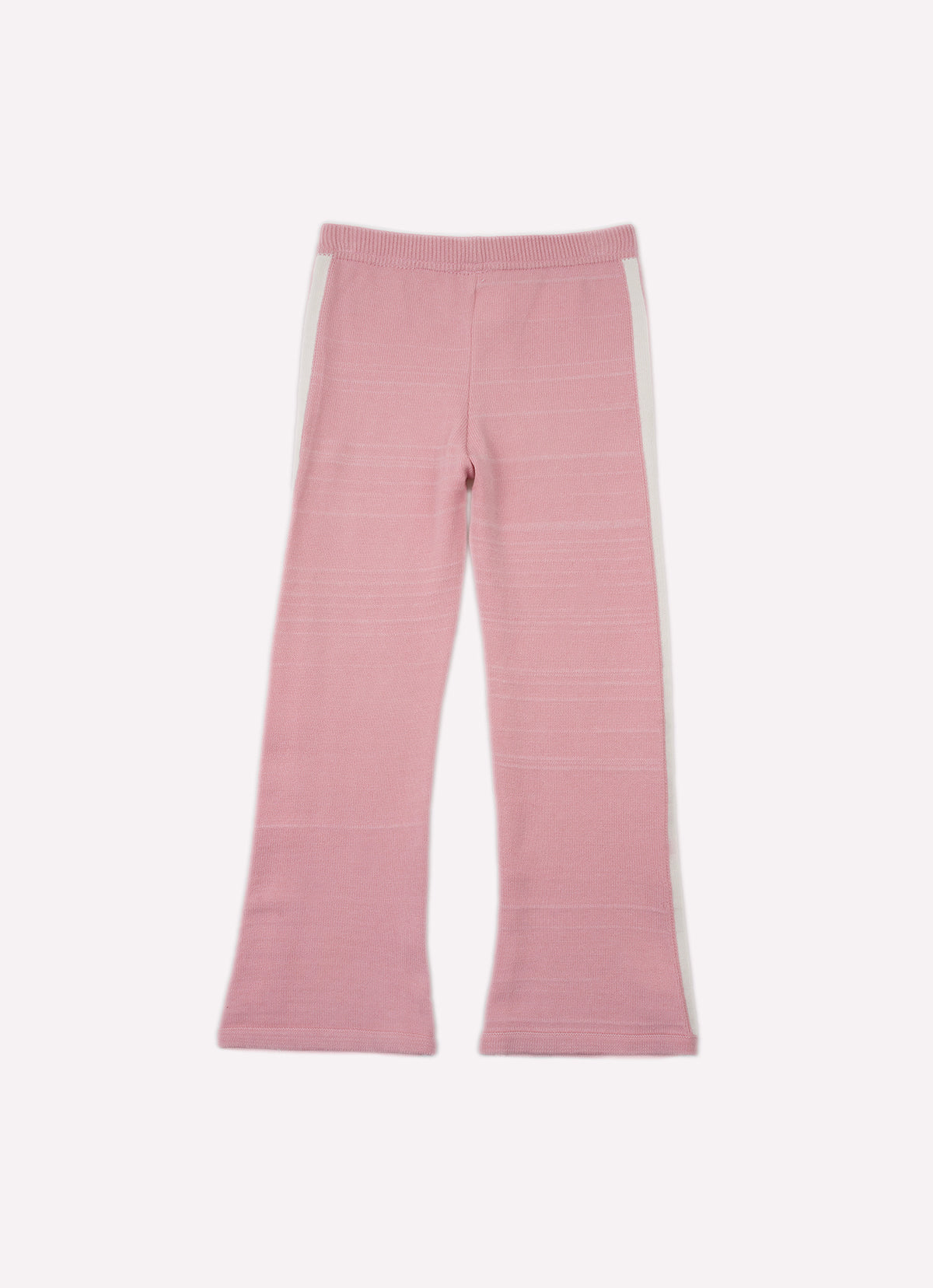 Calça Tricot Flare Tira Lateral Après-Ski