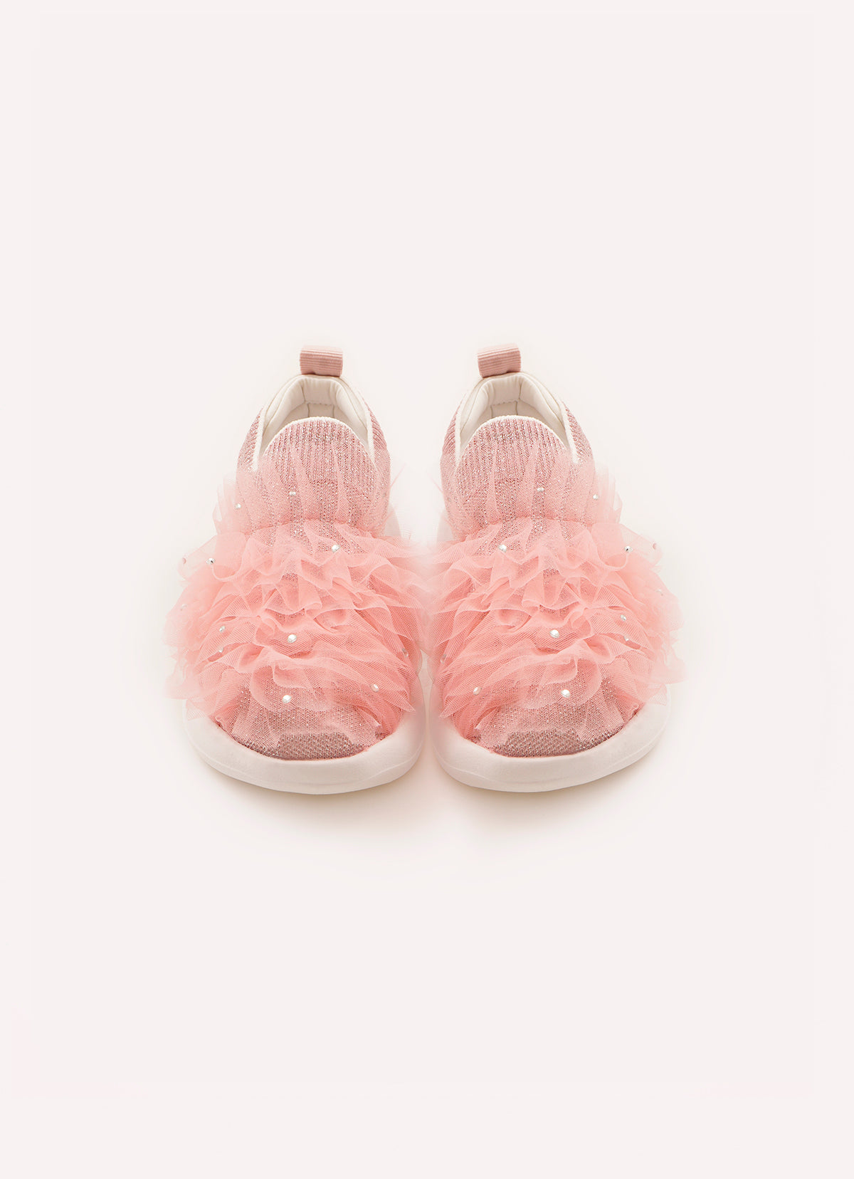 Tênis Knit Frufru Cristais