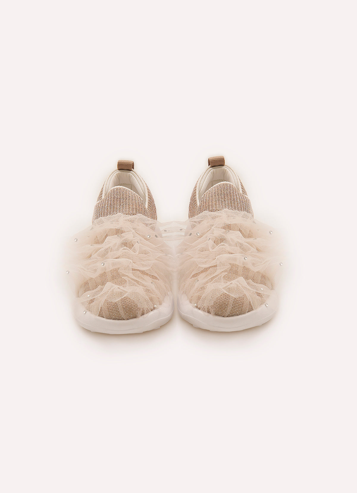 Tênis Knit Frufru Cristais