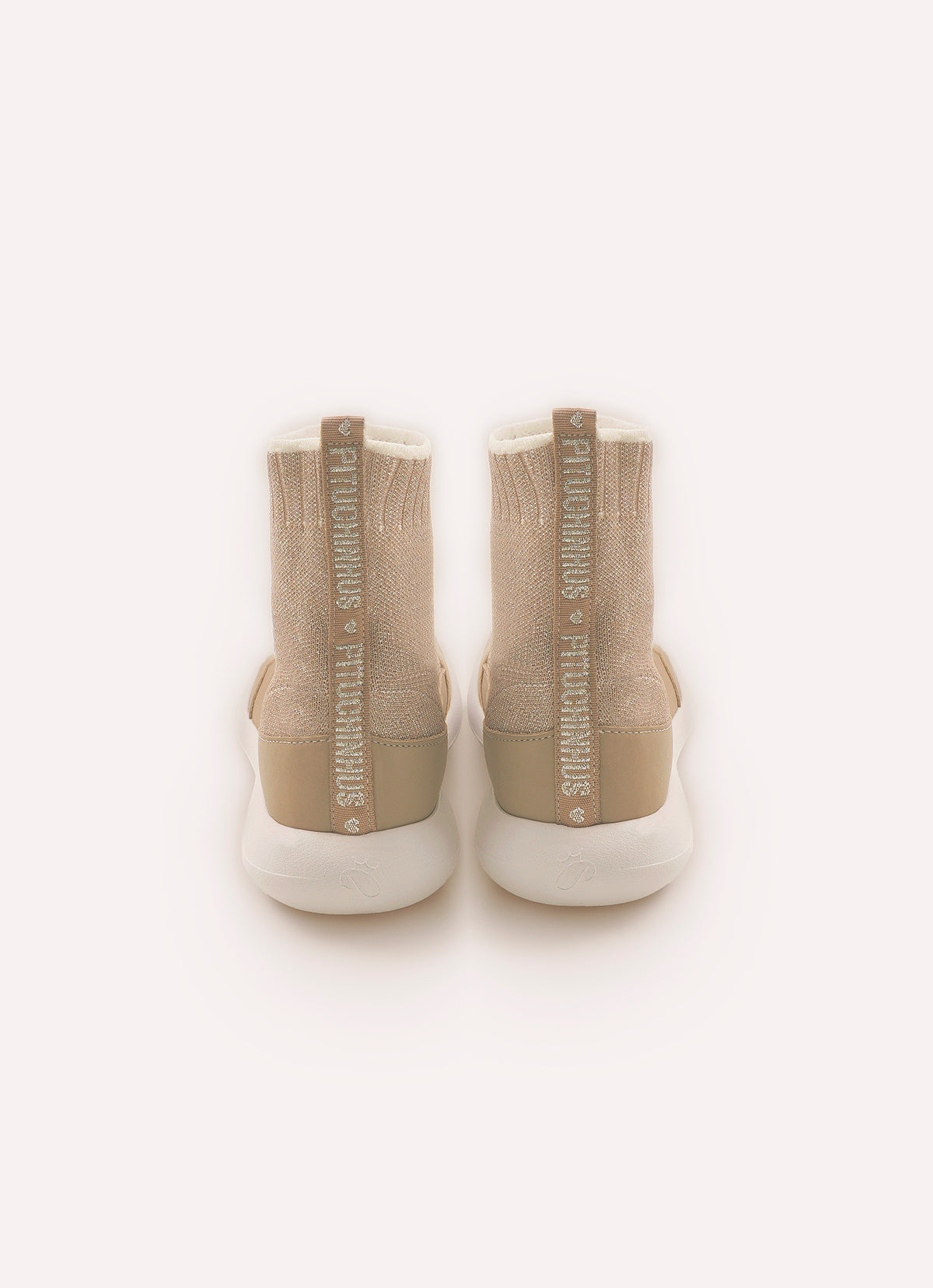 Bota Knit Biqueira Couro
