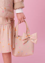 Bolsa Puffer Estampada Laço