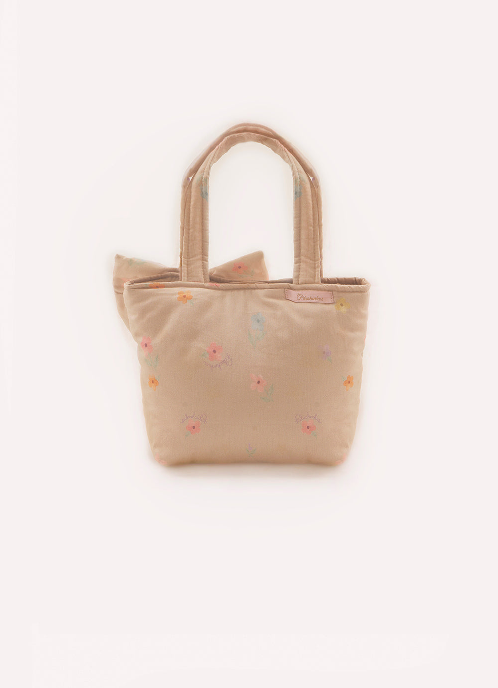 Bolsa Puffer Estampada Laço