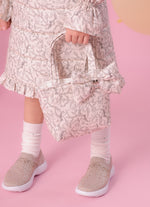 Bolsa Puffer Estampada Laço