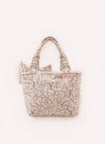 Bolsa Puffer Estampada Laço