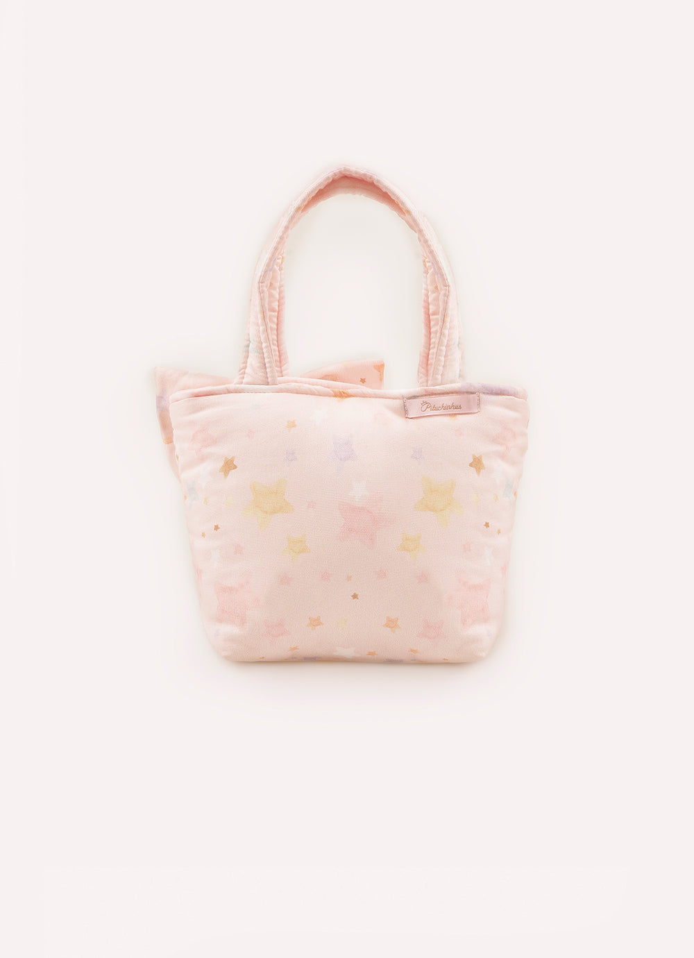 Bolsa Puffer Estampada Laço