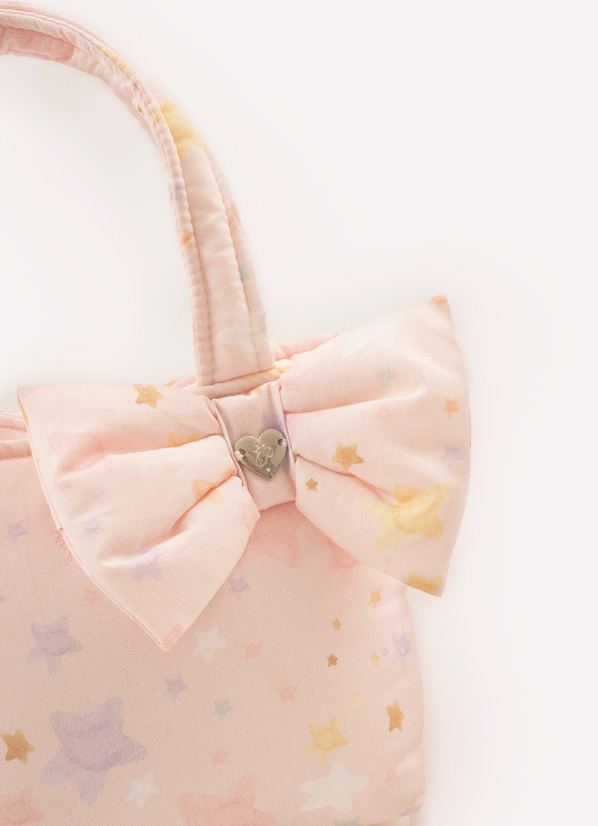 Bolsa Puffer Estampada Laço