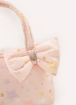Bolsa Puffer Estampada Laço