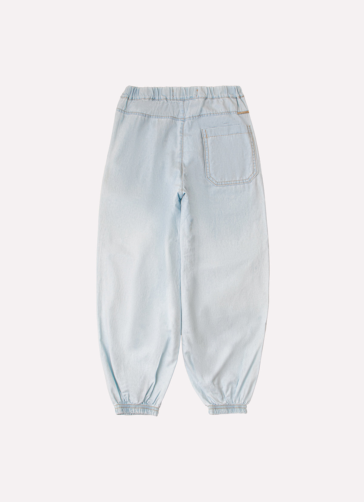Calça Jeans Fino Guipir Bordado Couture