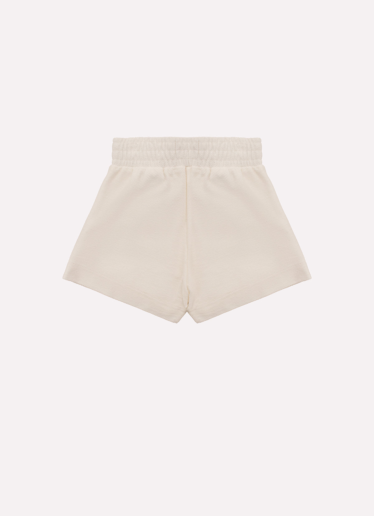 Saia Short Moletom Bordado Couture
