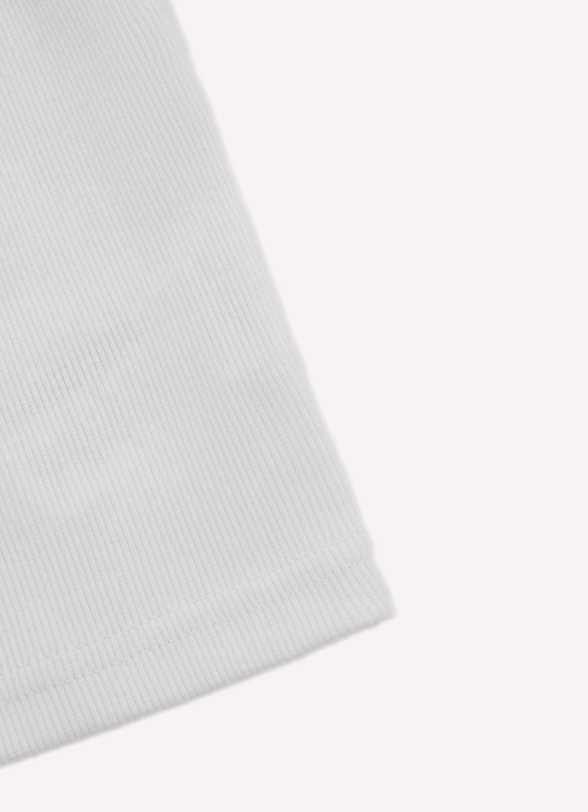 Blusa Cropped Ribana Laços Ombros Cristal