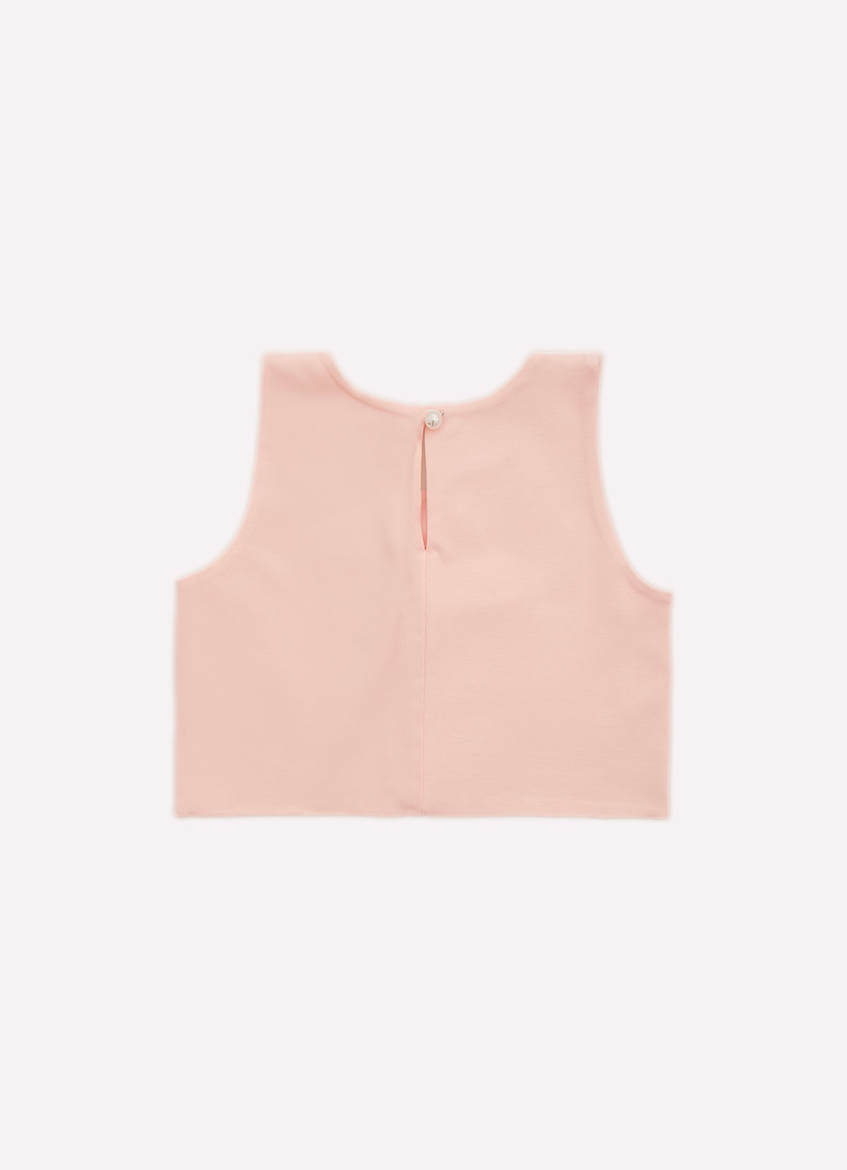 Blusa Cropped Cotton Cristais e Bordado