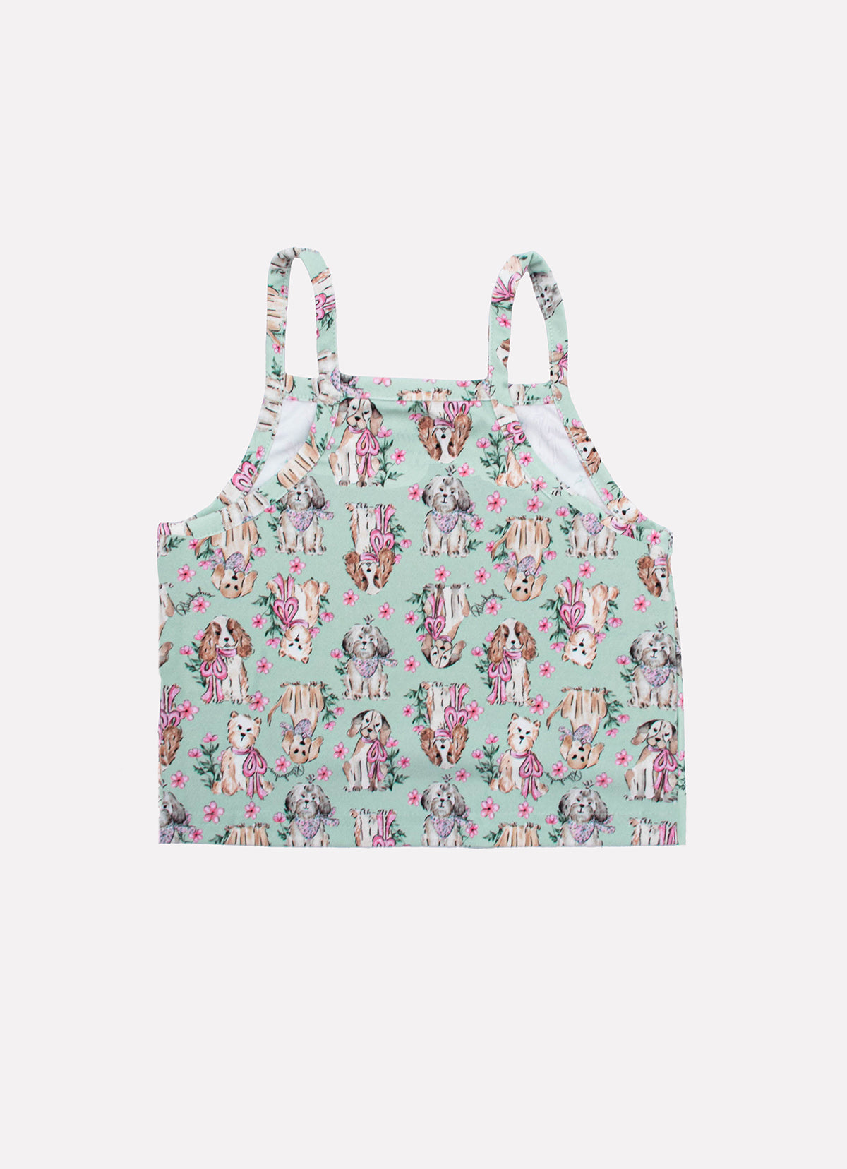 Blusa Cropped Alça Light Estampado Pituchinhus