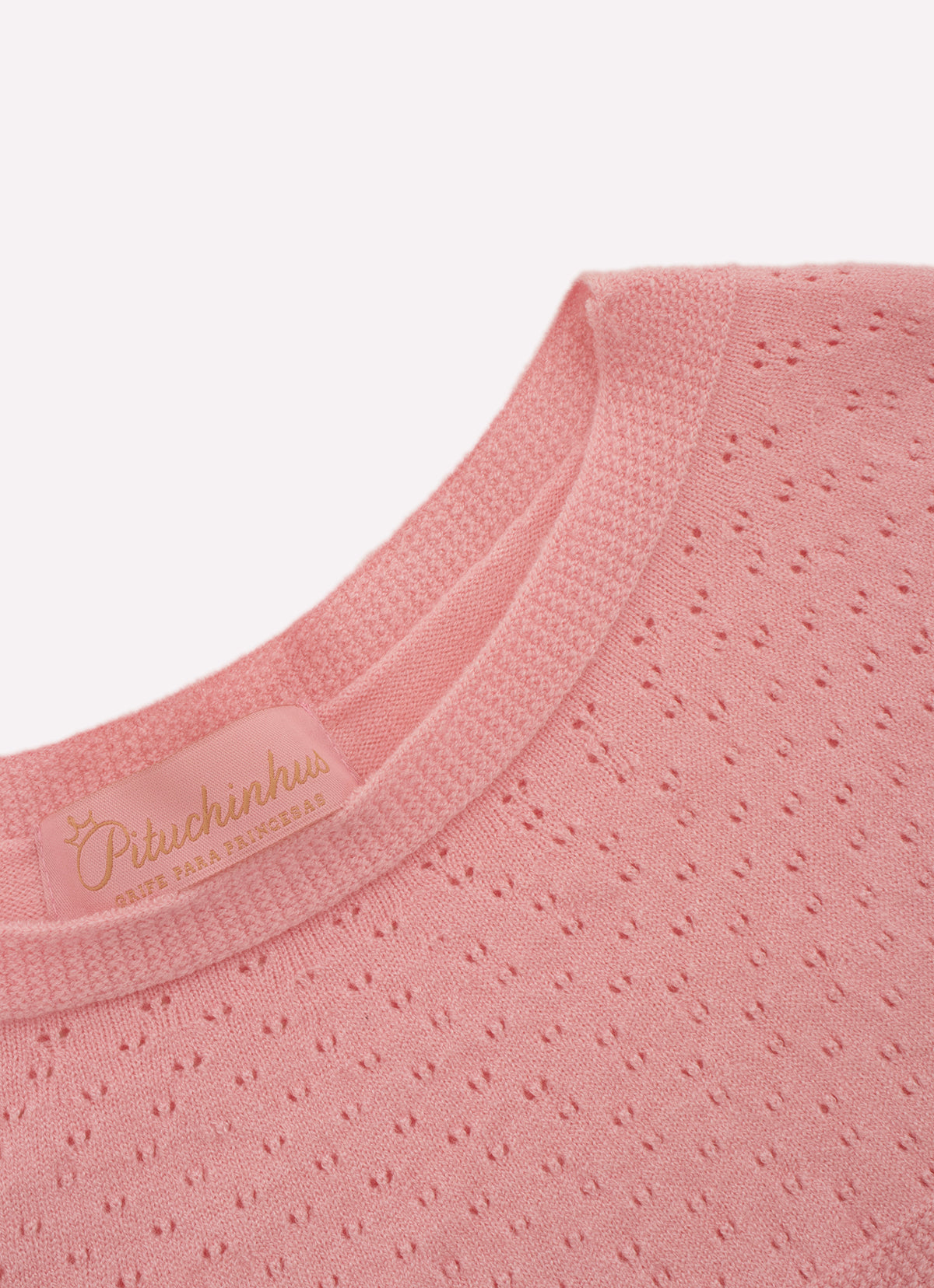Blusa Tricot Sem Costura Pontinhos