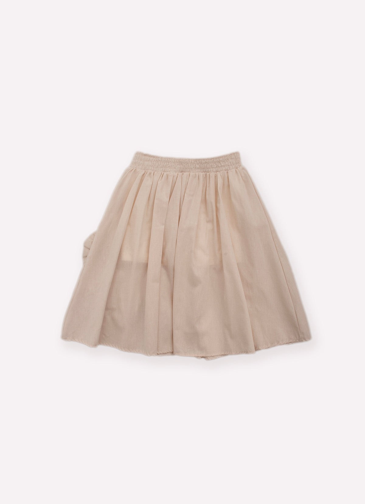 Saia Short Algodão Maxi Flores Bordados Couture